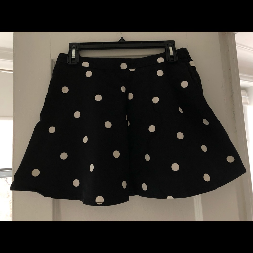 Polka dot skater skirt - worn twice!